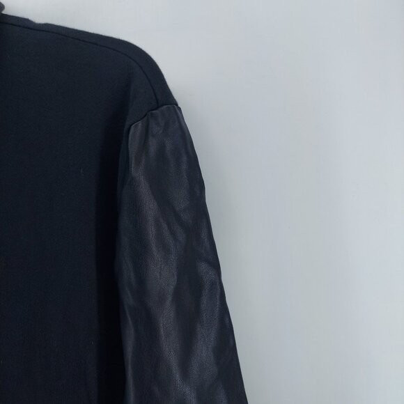 vigoss jacket women size XL black faux leather sleeve - Picture 5 of 11